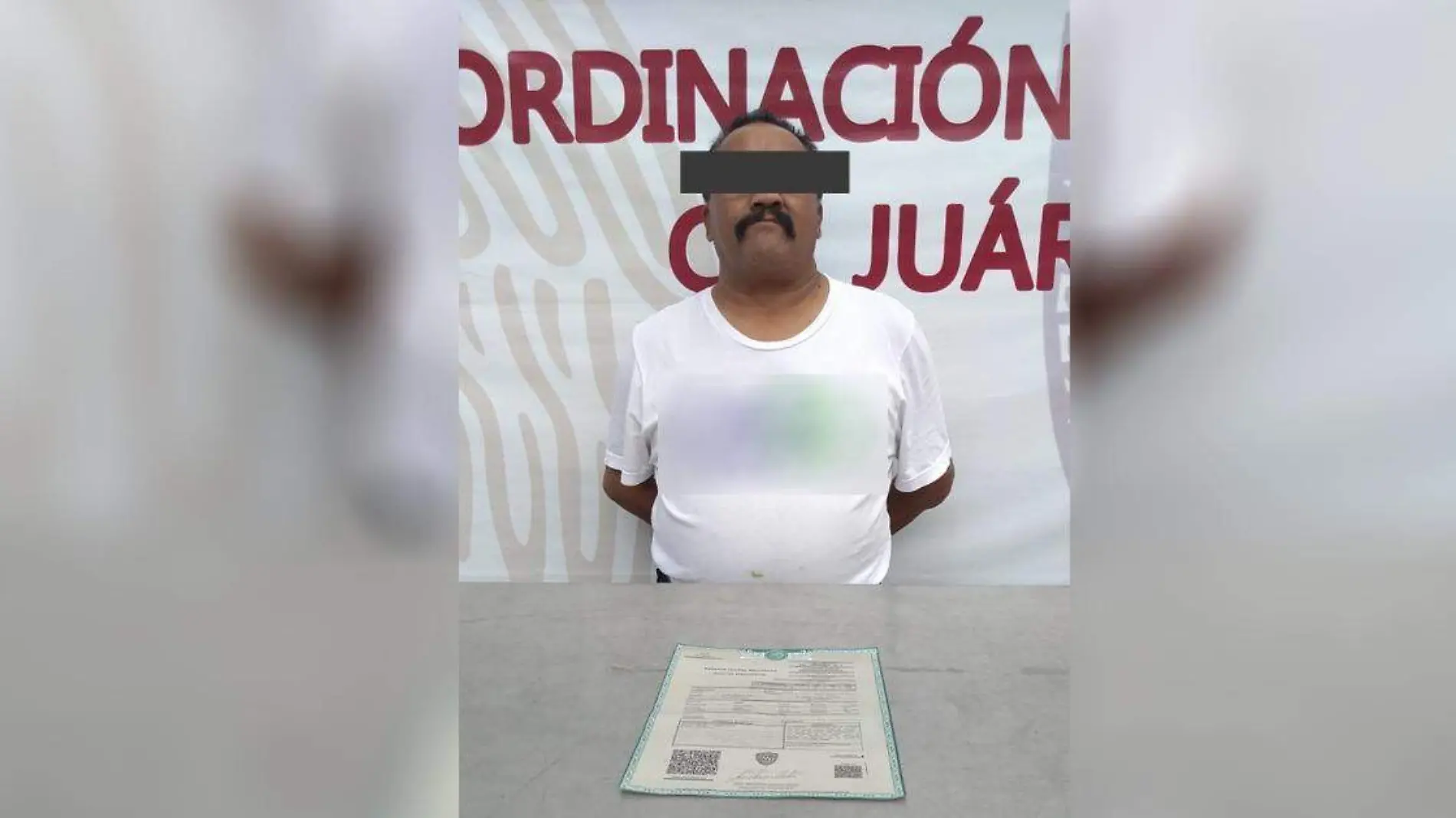 detenido por acta de nacimiento